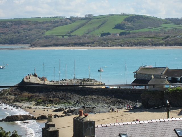 Arvonia view from deck - holiday home to let with Harbour Homes